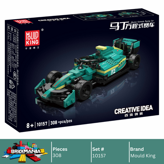 Mould King 10157 Wheels Martin Formula F2 Racing Car Building Toy Set | 308 PCS