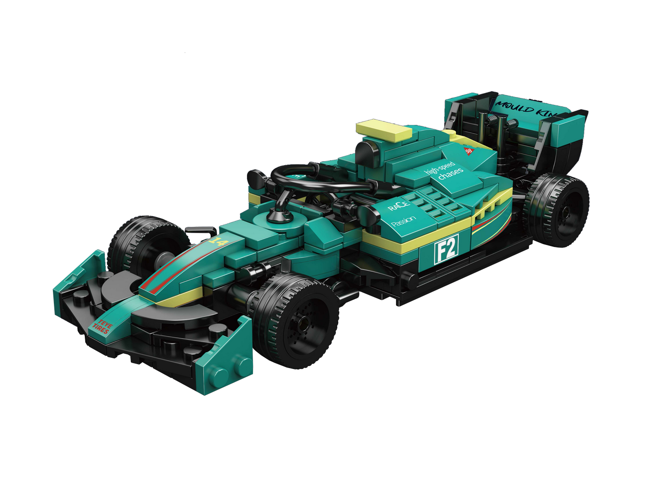 Mould King 10157 Wheels Martin Formula F2 Racing Car Building Toy Set | 308 PCS