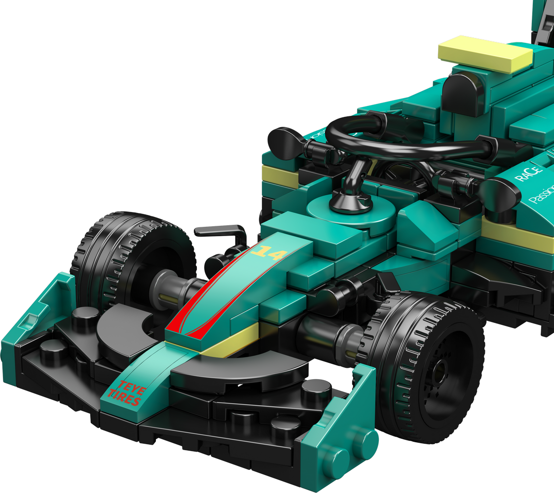 Mould King 10157 Wheels Martin Formula F2 Racing Car Building Toy Set | 308 PCS