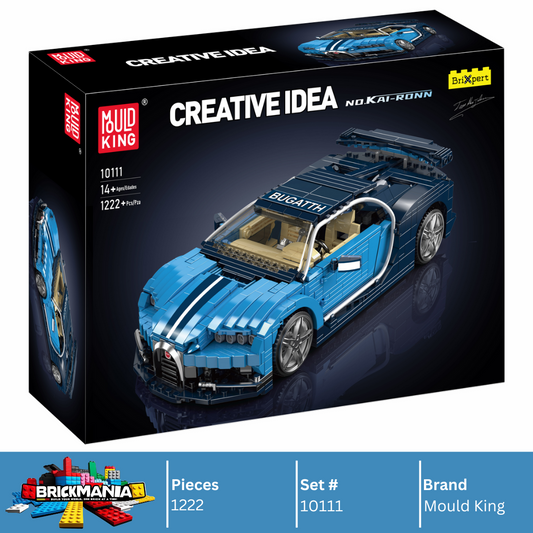 Mould King 10111 Kai-Ronn Car Model Building Toy Set | 1222 PCS