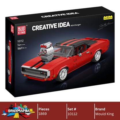 Mould King 10112 Charger Car Model Building Toy Set | 1886 PCS