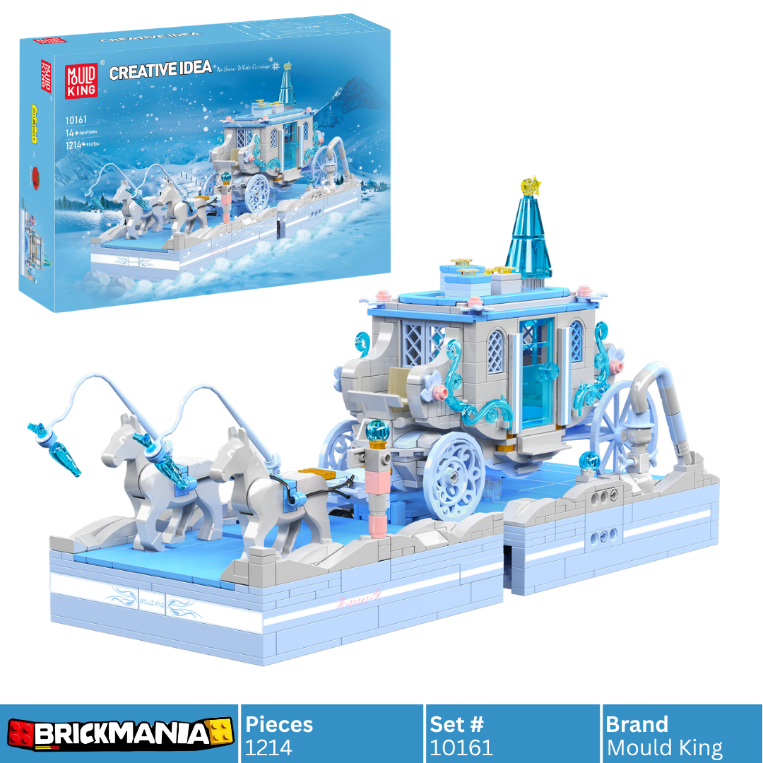 Mould King 10161 Snow White Carriage Building Toy Set | 1214 PCS