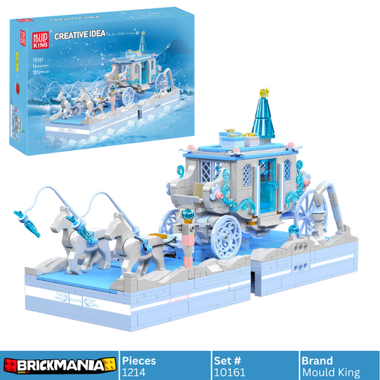 Mould King 10161 Snow White Carriage Building Toy Set | 1214 PCS