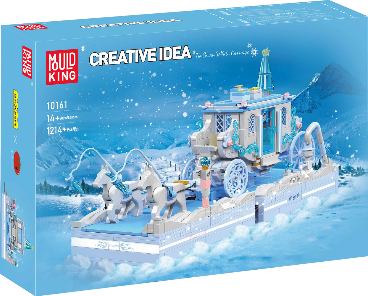 Mould King 10161 Snow White Carriage Building Toy Set | 1214 PCS