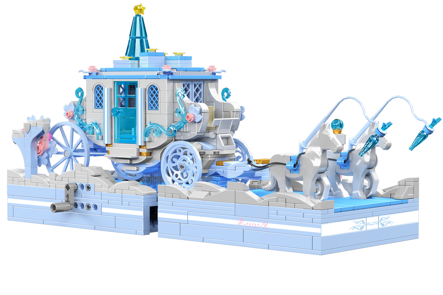 Mould King 10161 Snow White Carriage Building Toy Set | 1214 PCS