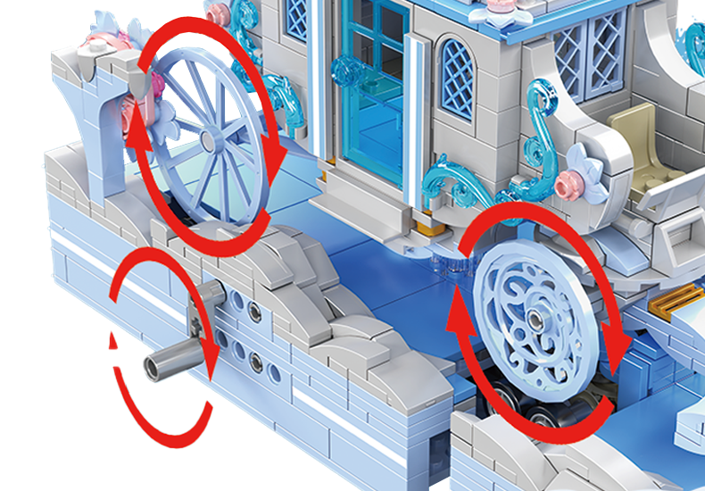 Mould King 10161 Snow White Carriage Building Toy Set | 1214 PCS