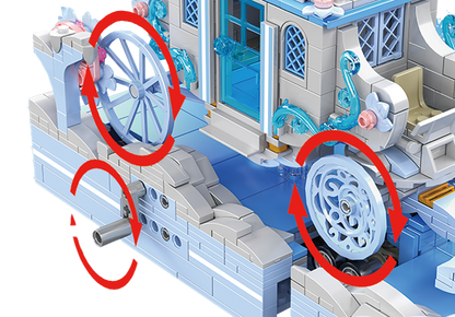 Mould King 10161 Snow White Carriage Building Toy Set | 1214 PCS