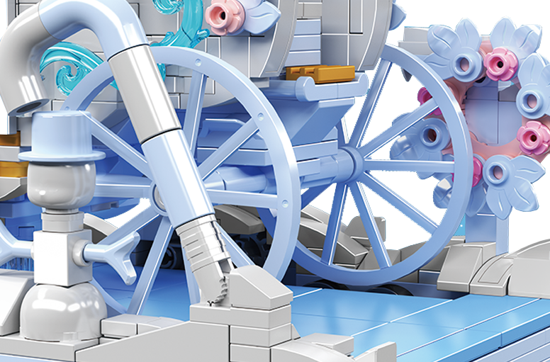 Mould King 10161 Snow White Carriage Building Toy Set | 1214 PCS