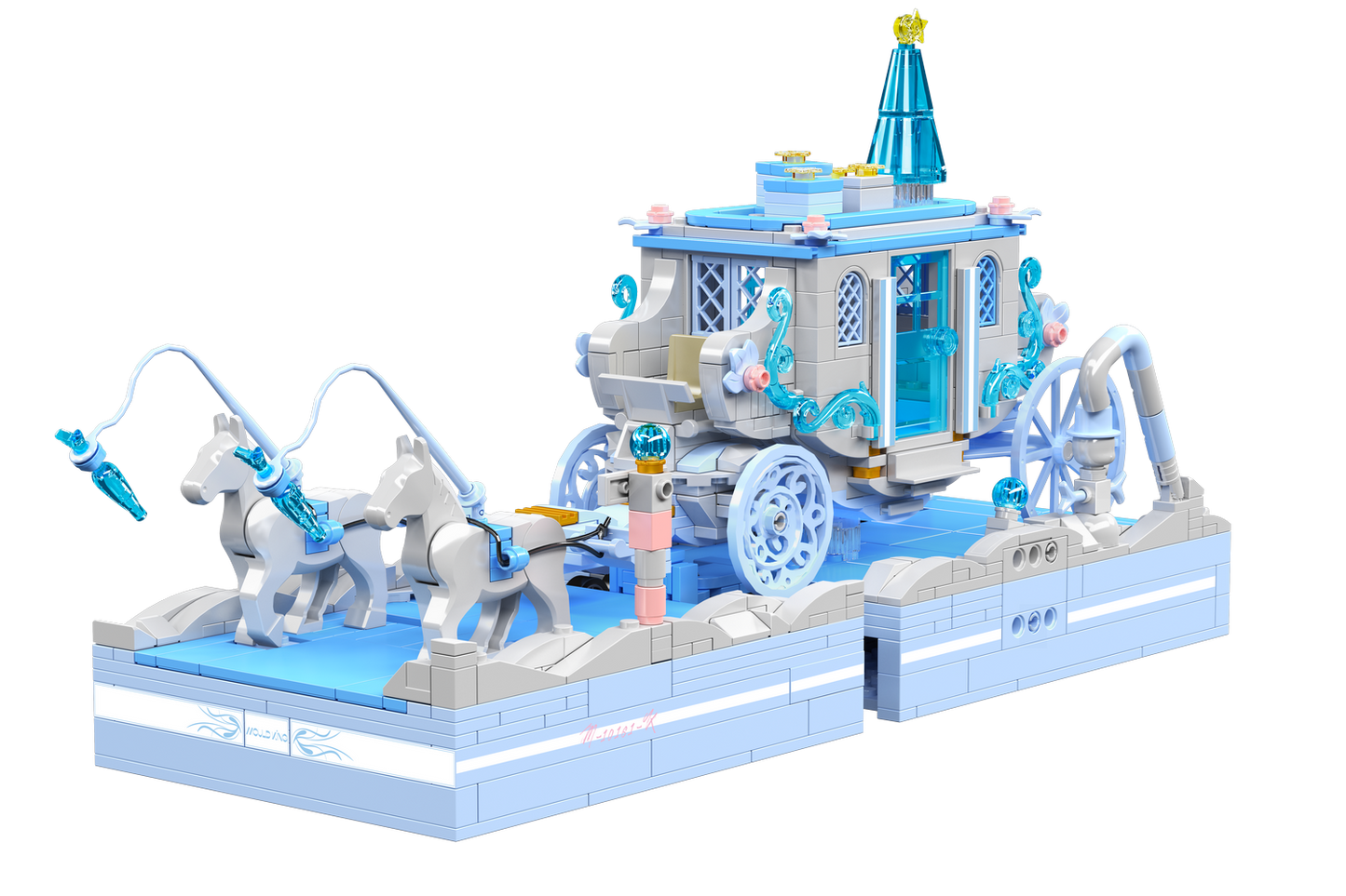 Mould King 10161 Snow White Carriage Building Toy Set | 1214 PCS