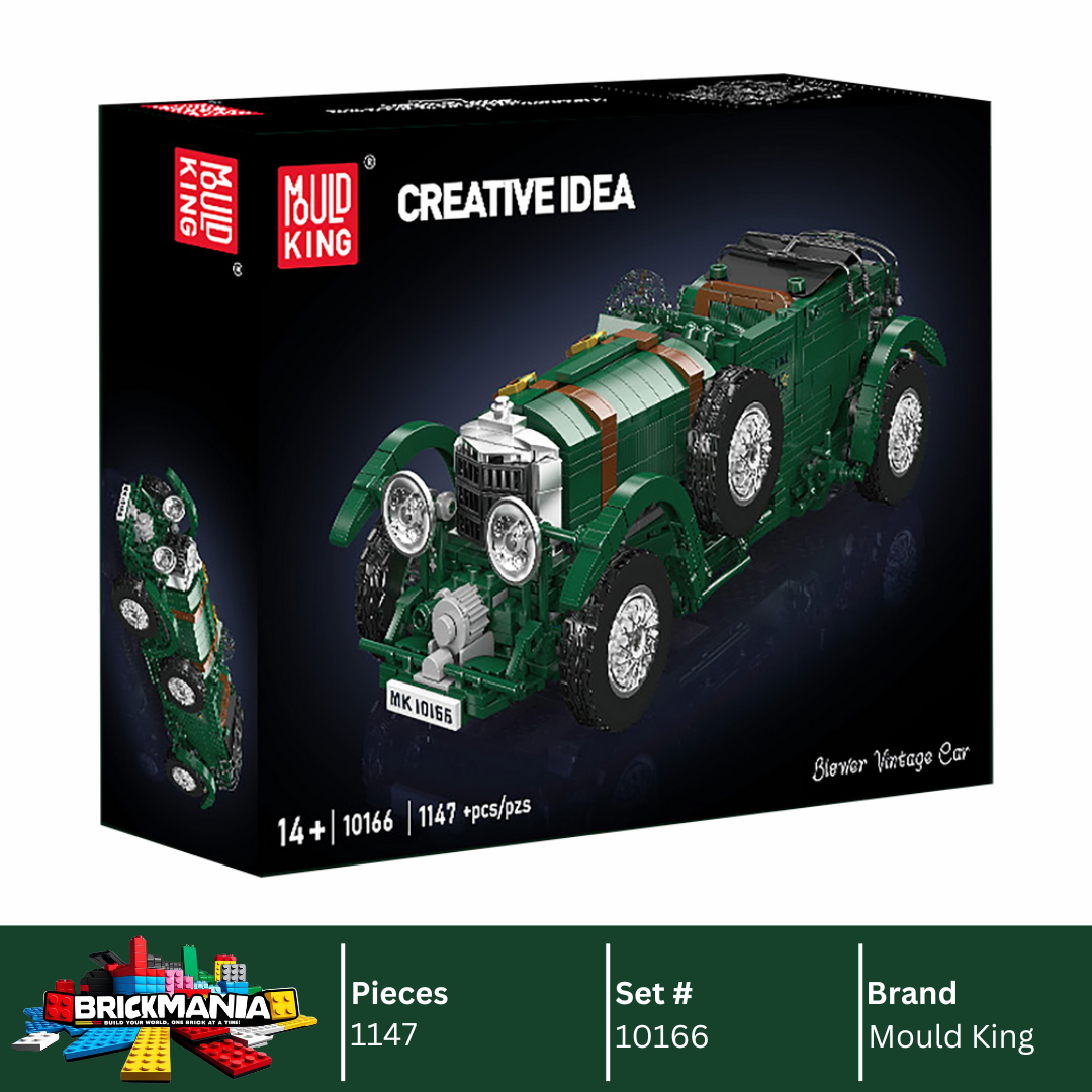 Mould King 10166 Classic Blower Vintage Car Model Building Toy Set | 1147 PCS