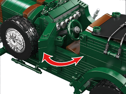 Mould King 10166 Classic Blower Vintage Car Model Building Toy Set | 1147 PCS