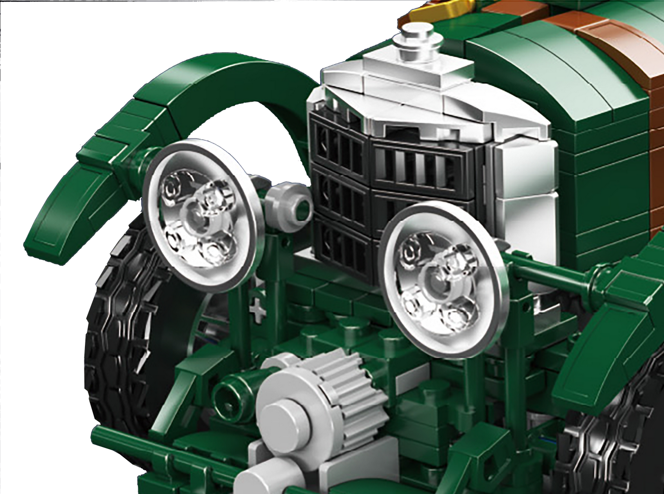 Mould King 10166 Classic Blower Vintage Car Model Building Toy Set | 1147 PCS