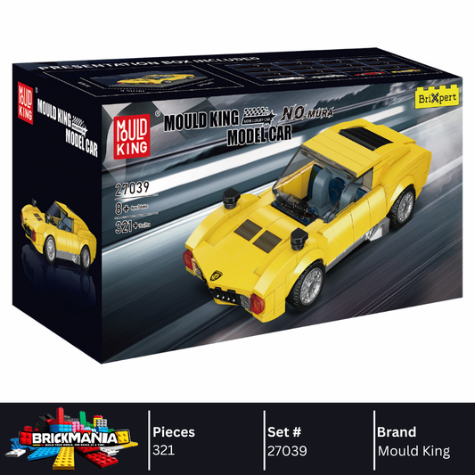 Mould King 27039 Italian Bull Miura Car Model Building Toy Set | 321 PCS