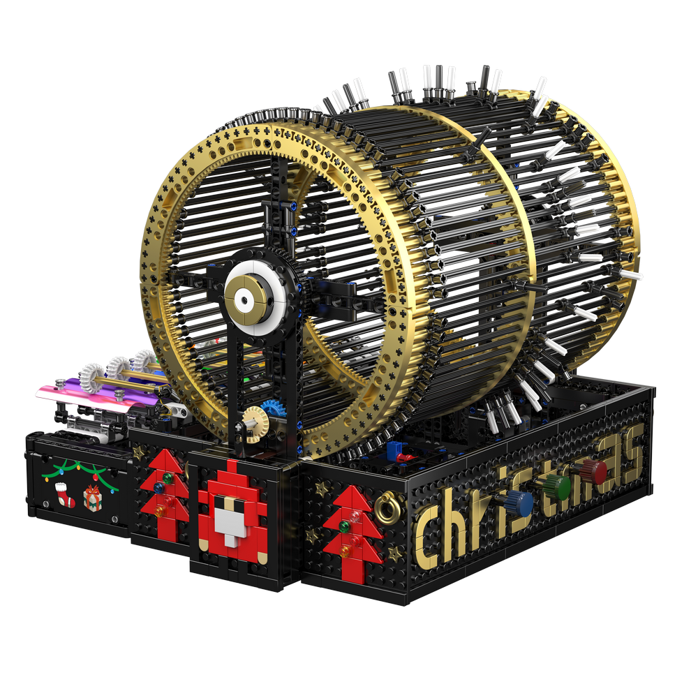 Mould King 10170 Rotating Drum Melody Music Box Building Toy Set | 2344 PCS