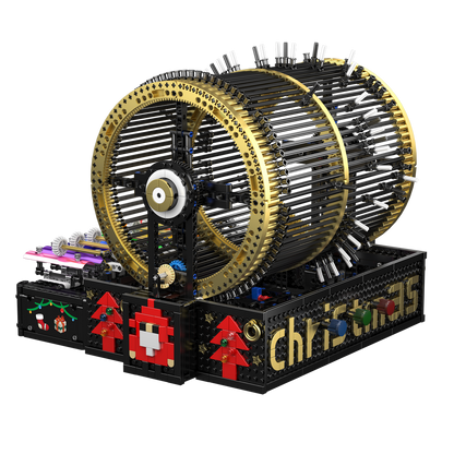 Mould King 10170 Rotating Drum Melody Music Box Building Toy Set | 2344 PCS