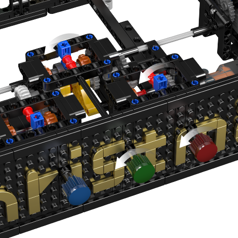 Mould King 10170 Rotating Drum Melody Music Box Building Toy Set | 2344 PCS