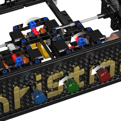 Mould King 10170 Rotating Drum Melody Music Box Building Toy Set | 2344 PCS