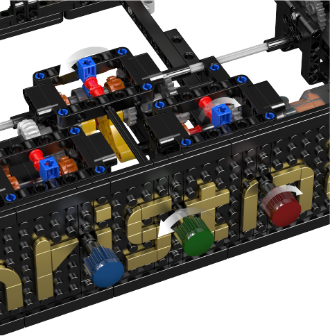 Mould King 10170 Rotating Drum Melody Music Box Building Toy Set | 2344 PCS