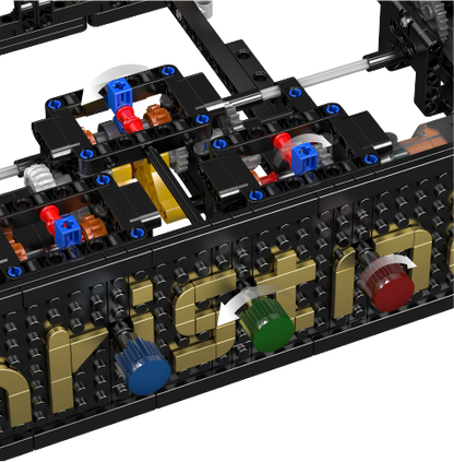 Mould King 10170 Rotating Drum Melody Music Box Building Toy Set | 2344 PCS