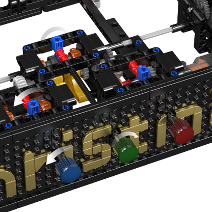 Mould King 10170 Rotating Drum Melody Music Box Building Toy Set | 2344 PCS