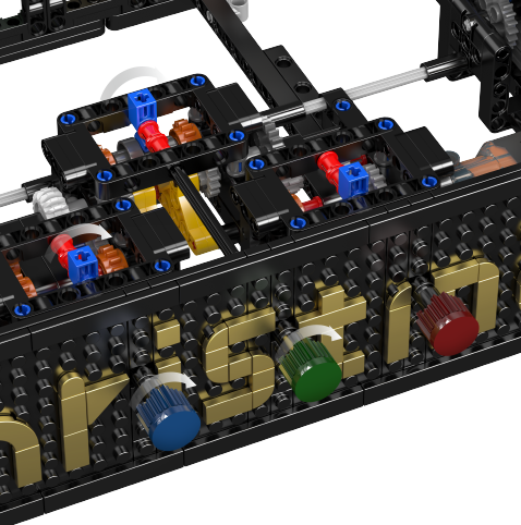 Mould King 10170 Rotating Drum Melody Music Box Building Toy Set | 2344 PCS