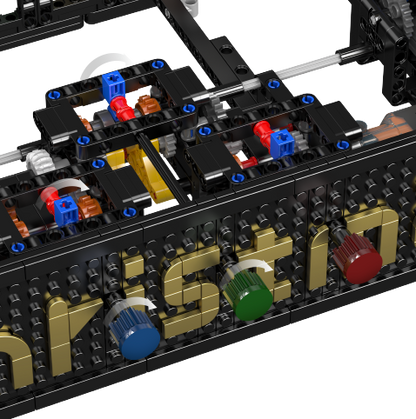 Mould King 10170 Rotating Drum Melody Music Box Building Toy Set | 2344 PCS