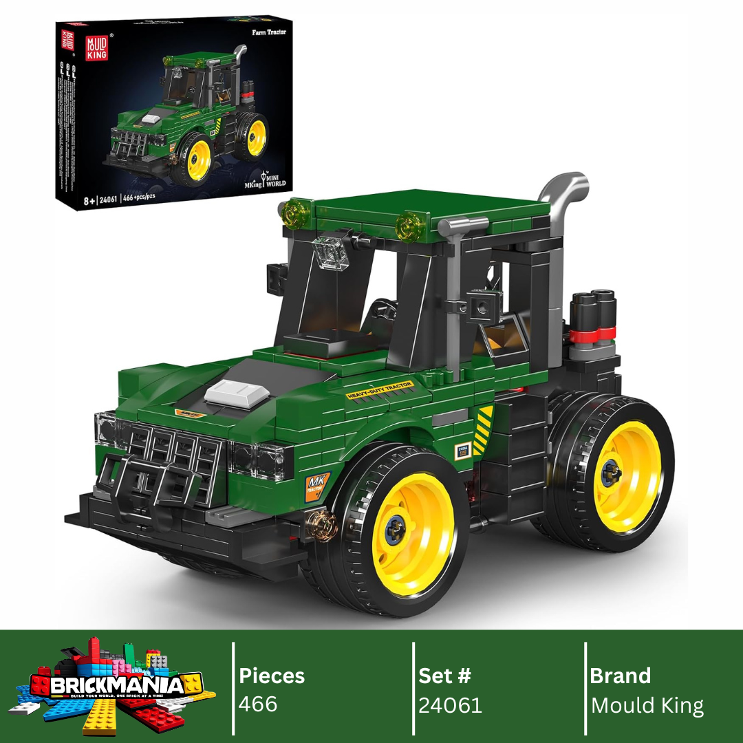 Mould King 24061 Farm Tractor Building Toy Set | 466 Pcs