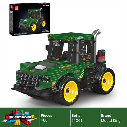 Mould King 24061 Farm Tractor Building Toy Set | 466 Pcs