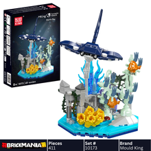 Mould King 10173 Manta Ray Coral Reef Building Toy Set | 411 PCS