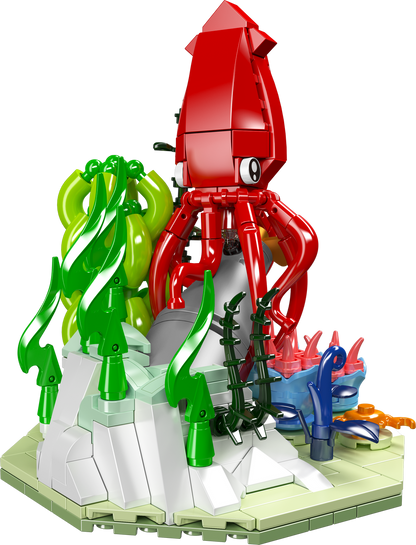 Mould King 10174 Creative Ocean Deep Sea Squid Scene Building Toy Set | 416 PCS