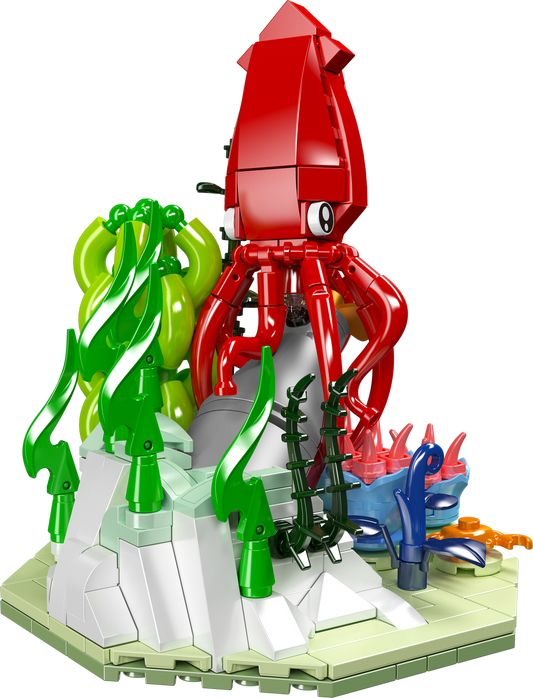 Mould King 10174 Creative Ocean Deep Sea Squid Scene Building Toy Set | 416 PCS