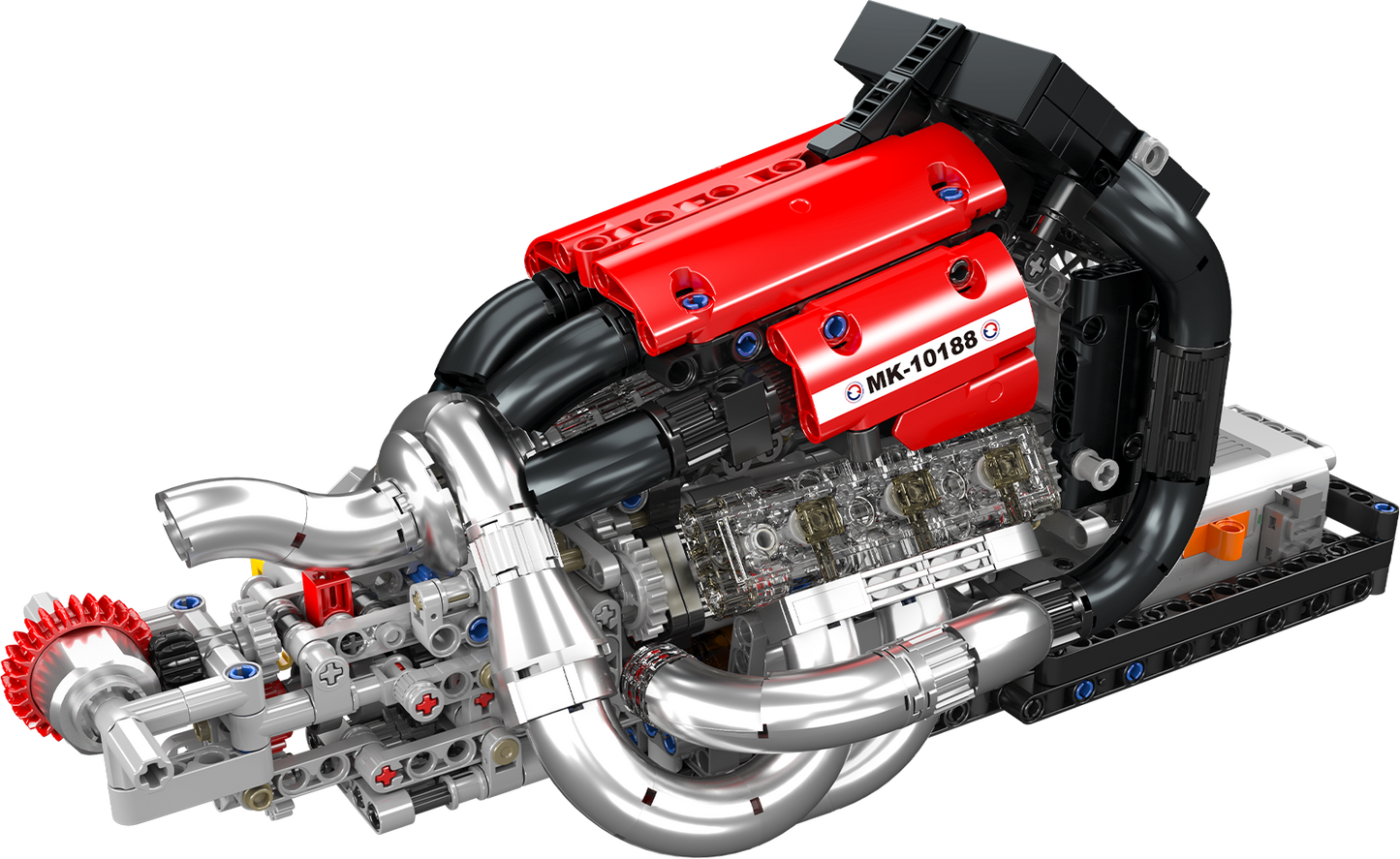 Mould King 10188 Motorized Scuderia Toro Rosso STR13 Formula 1 V6 Engine Model Building Toy Set | 980 PCS
