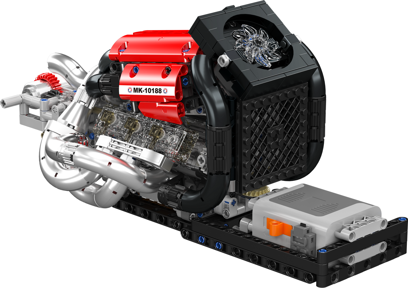 Mould King 10188 Motorized Scuderia Toro Rosso STR13 Formula 1 V6 Engine Model Building Toy Set | 980 PCS