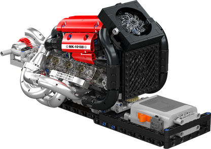 Mould King 10188 Motorized Scuderia Toro Rosso STR13 Formula 1 V6 Engine Model Building Toy Set | 980 PCS