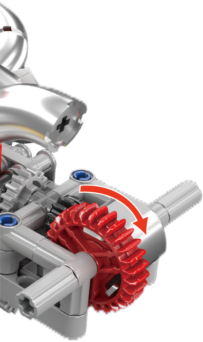 Mould King 10188 Motorized Scuderia Toro Rosso STR13 Formula 1 V6 Engine Model Building Toy Set | 980 PCS