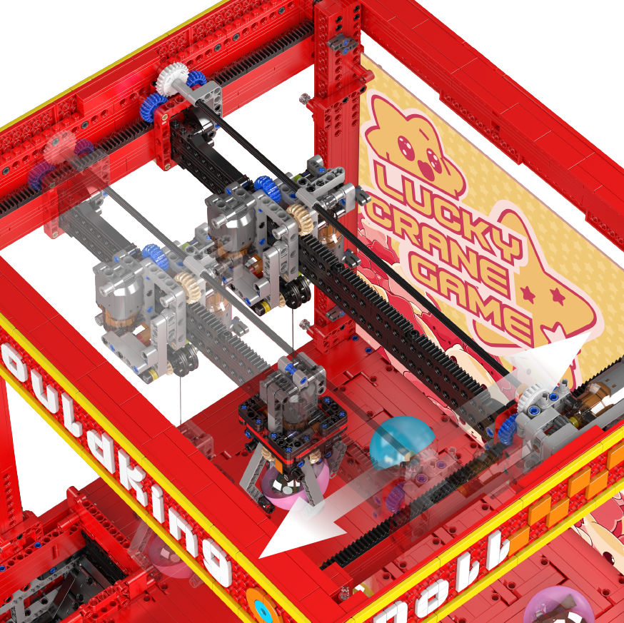 Mould King 10189 Remote Controlled Claw Machine Building Toy Set | 2922 PCS