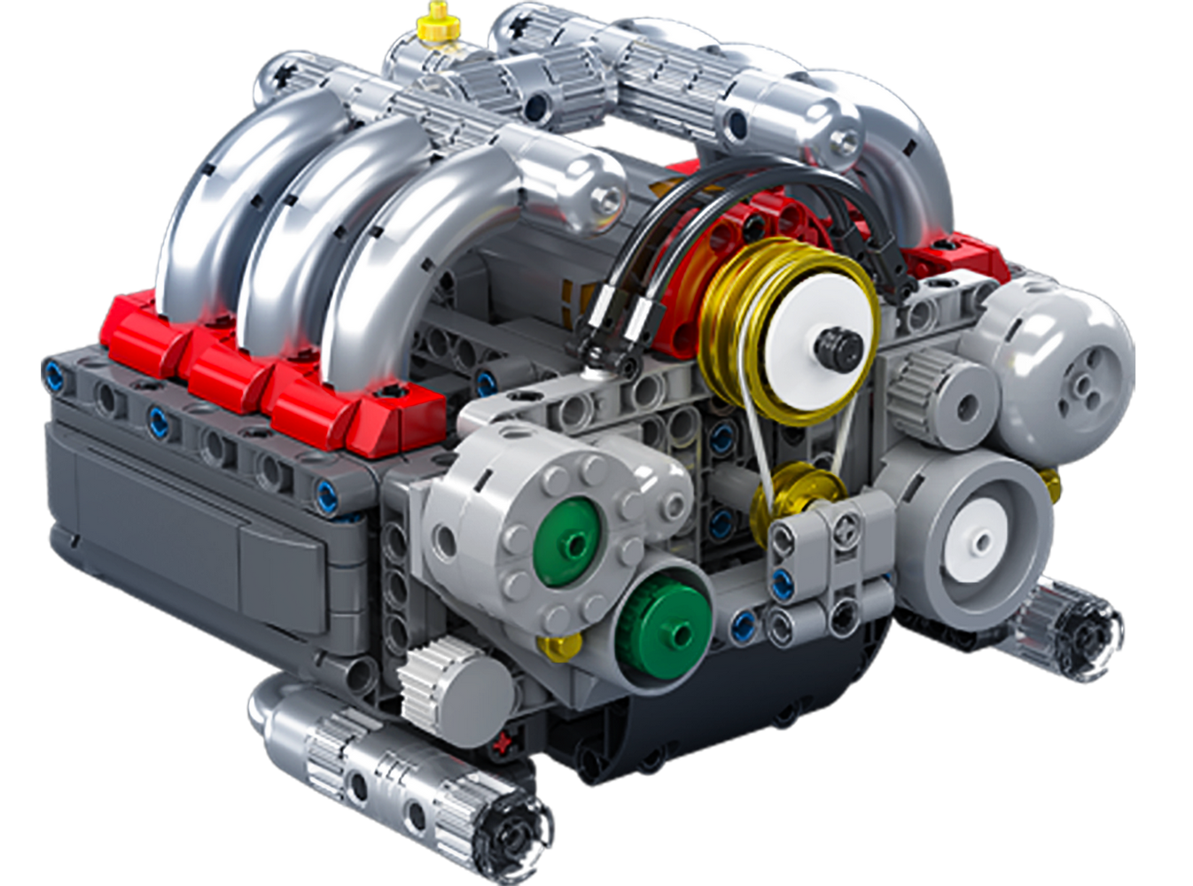 Mould King 10193 Flat-6 Engine Model Building Toy Set | 609 PCS