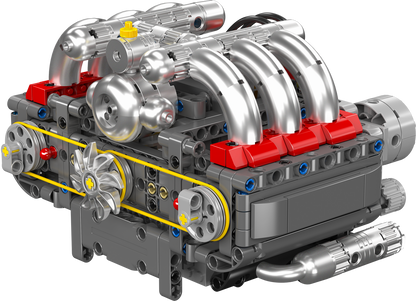 Mould King 10193 Flat-6 Engine Model Building Toy Set | 609 PCS