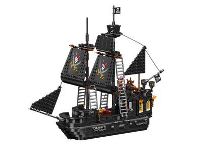 Mould King 10195 Ship Black Pearl Pirate Ship Building Toy Set | 932 PCS