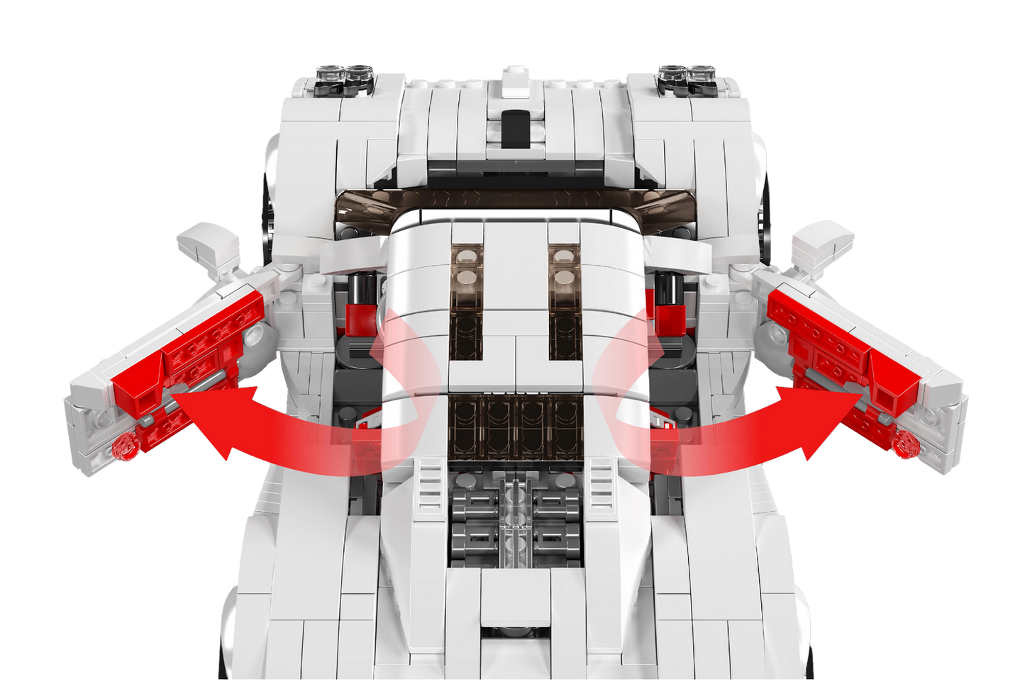 Mould King 10196 Italian Hypercar  Building Toy Set | 1423 PCS