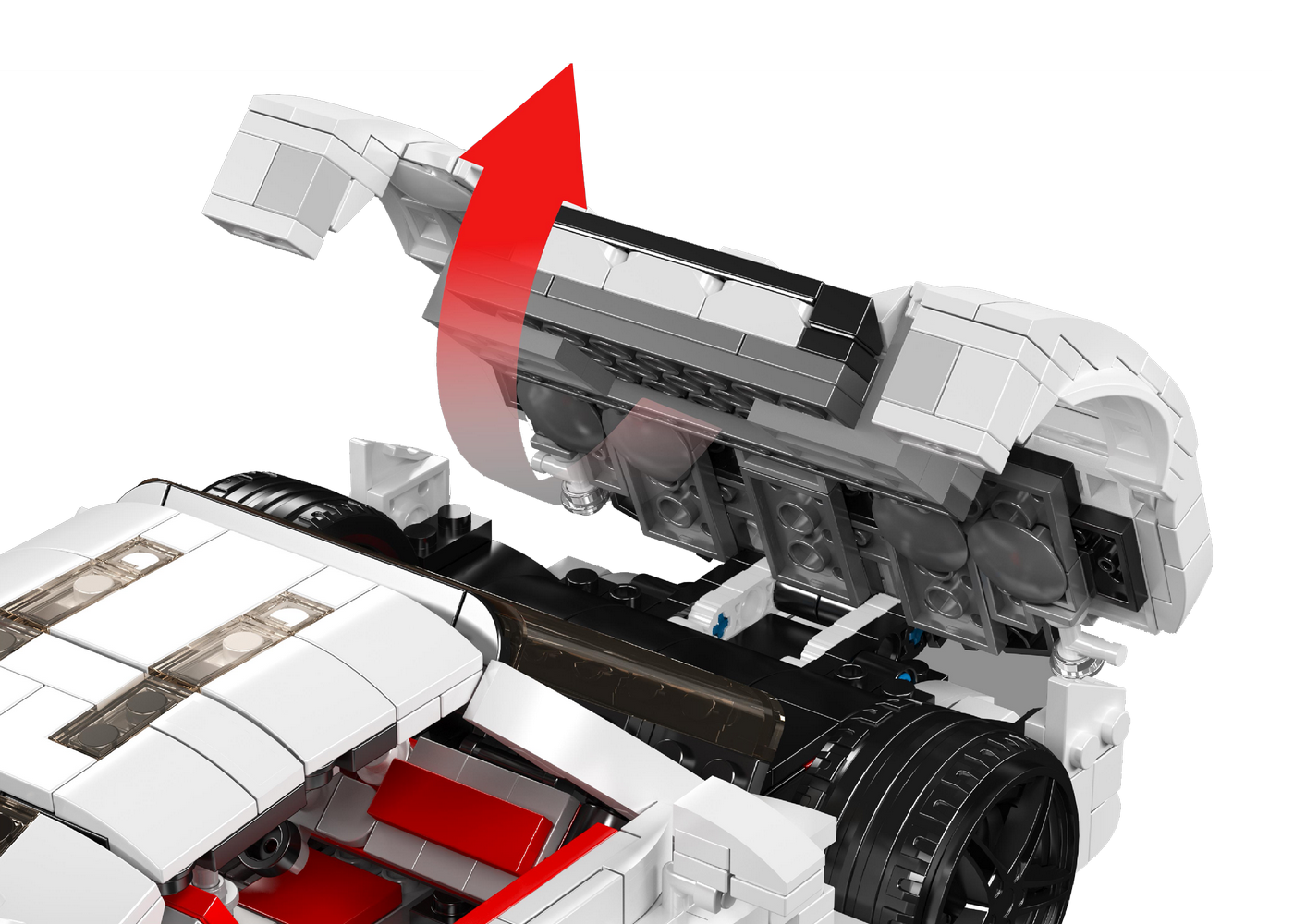 Mould King 10196 Italian Hypercar  Building Toy Set | 1423 PCS