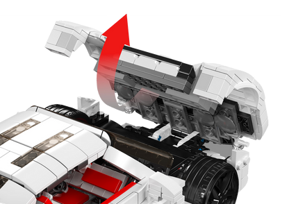 Mould King 10196 Italian Hypercar  Building Toy Set | 1423 PCS