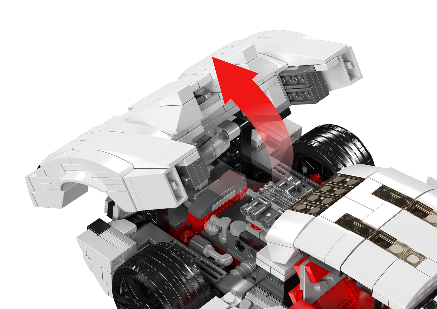 Mould King 10196 Italian Hypercar  Building Toy Set | 1423 PCS