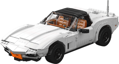 Mould King 10198 Wheels Corvette C3 Car Model Building Toy Set | 1347 PCS