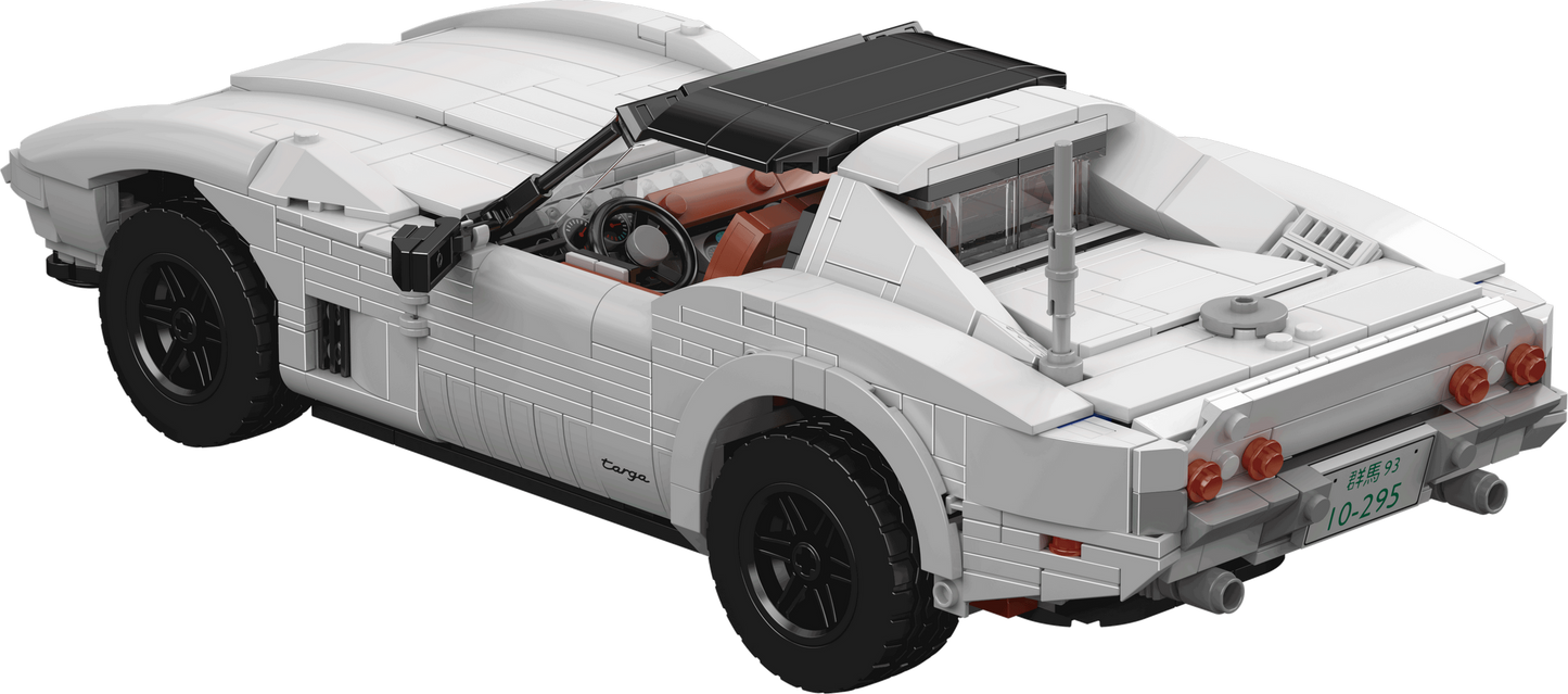 Mould King 10198 Wheels Corvette C3 Car Model Building Toy Set | 1347 PCS