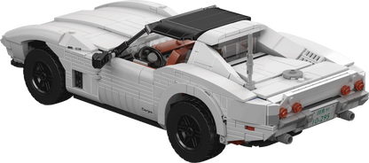 Mould King 10198 Wheels Corvette C3 Car Model Building Toy Set | 1347 PCS