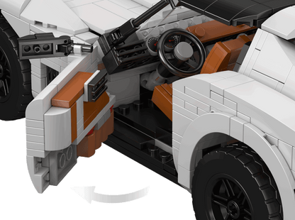 Mould King 10198 Wheels Corvette C3 Car Model Building Toy Set | 1347 PCS