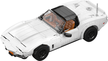 Mould King 10198 Wheels Corvette C3 Car Model Building Toy Set | 1347 PCS