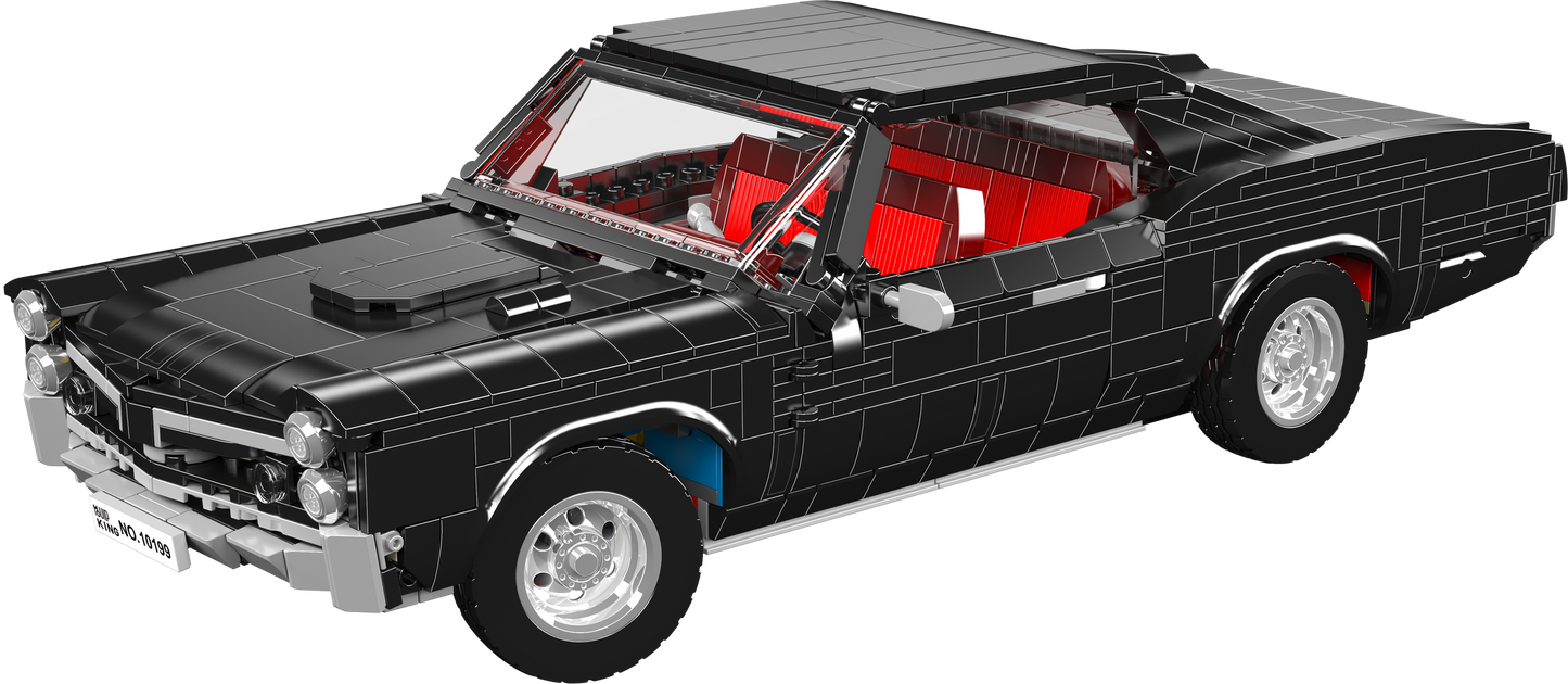 Mould King 10199 Wheels GTO Classic Muscle Car Model Building Toy Set | 1563 PCS