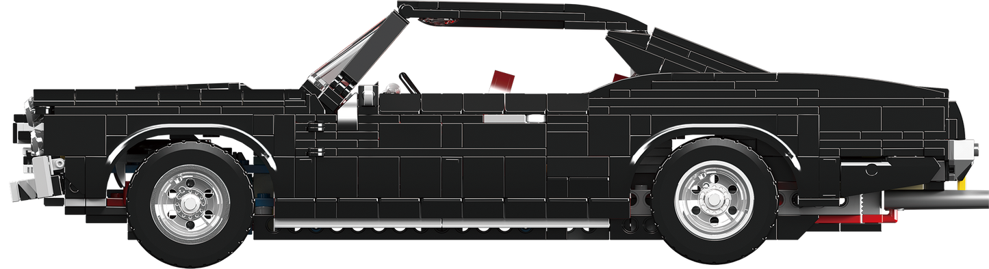 Mould King 10199 Wheels GTO Classic Muscle Car Model Building Toy Set | 1563 PCS